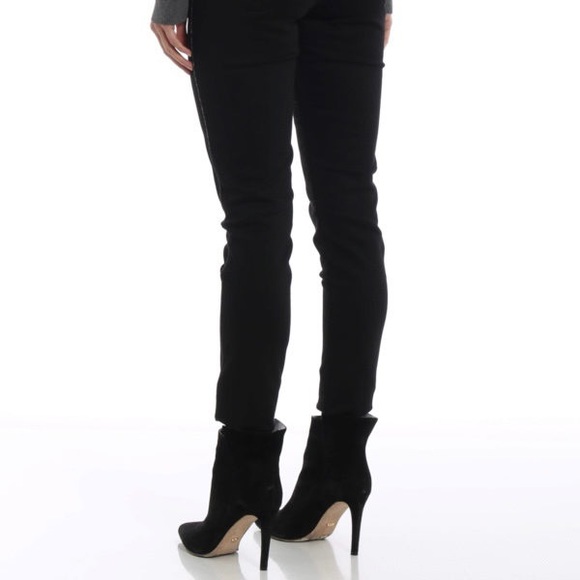 NWT J Brand Maria Size 32 High-Rise Seriously Black Skinny Leg Jeans - Picture 7 of 9